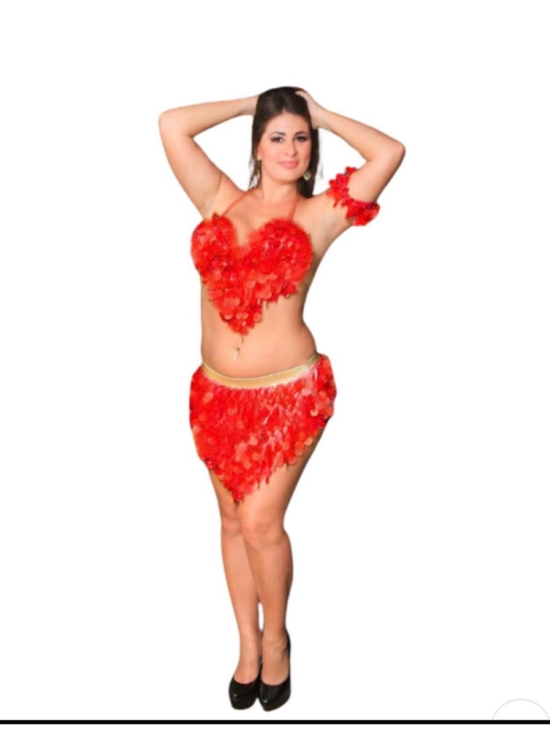 Red Valentine’s Fits Up to 75 KG - Image 1